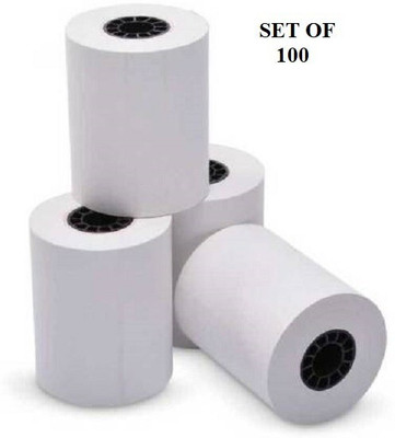 True-Ally 57MM x 15 mtr (2Inch) (55 GSM) Thermal Paper roll Ideal for Billing POS Machine (Pack of 10 Rolls) (TA-POS5715) (57mm x 15mtr - 100 Rolls) Unruled 57 mm x 15 mtr 55 gsm Thermal Paper(Set of 100, White) True-Ally 57MM x 15 mtr (2Inch) (55 GSM) Thermal Paper roll Ideal for Billing POS Machine (Pack of 10 Rolls) (TA-POS5715) (57mm x 15mtr - 100 Rolls) Unruled 57 mm x 15 mtr 55 gsm Thermal Paper(Set of 100, White)