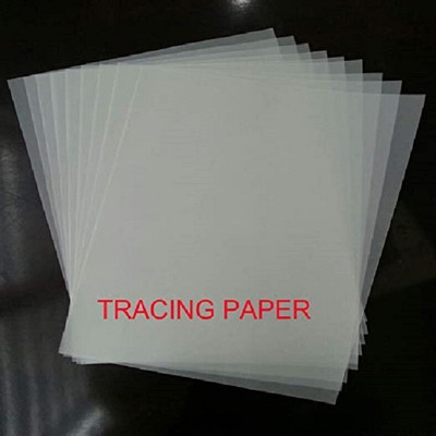 Eclet 50 Sheet Tracing paperA4 Size Artist’s Tracing Paper Sheets-Translucent Sketching and Tracing Paper for Pencil, Marker and Ink, A4 100 gsm Copy Paper(Set of 50, White)