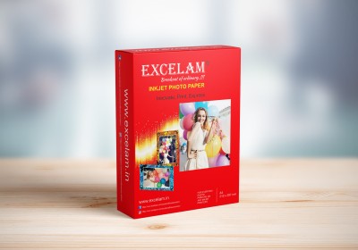 Excelam Super Glossy Series UnRuled A4 180 gsm Photo Paper(Set of 1, White)