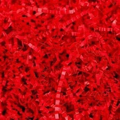 JPPL shredded paper for gift wrapping & basket filling|Crinkle cut paper | Confetti paper|Reusable & environment-Friendly|Suitable for E-commerce business (Pack of 100 Gram) 80 gsm Coloured Paper(Set of 1, Red)