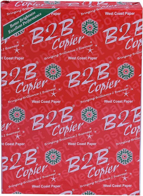 B2B A4 Sheet Unruled A4 Size 70 gsm Printer Paper(Set of 1, White)