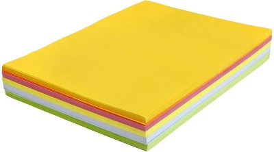 NOZOMI x Ruled Colour Paper A4 1 gsm A4 paper(Set of 200, Multicolor)