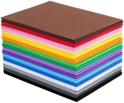 Eclet Eclet 100 pcs A4 Size Color Sheets (10 Sheets Each Color) Art and Craft Paper Double Sided Colored(Length -27.5 cm Width - 20.3 cm) A4 90 gsm Coloured Paper(Set of 1, Multicolor)