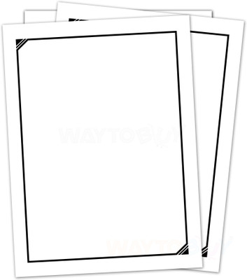 WAYTOBUY Assignment, Project and Drawing A4 60 Sheets Unruled For Students Unruled 210x297mm 70 gsm A4 paper(Set of 1, White)