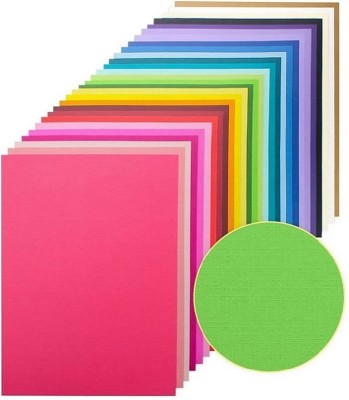 Eclet 90 gsm 200 sheet 10 color x 20 sheet neon colour art and craft double side color sheet A4 90 gsm Coloured Paper(Set of 1, Multicolor)