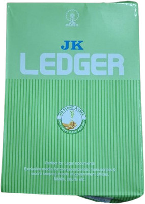 JK Ledger Unruled A4 80 gsm A4 paper(Set of 1, Green)