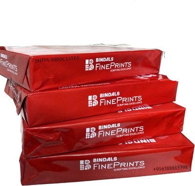 BINDALS Bindals Unruled A4 75 gsm A4 paper(Set of 5, White)