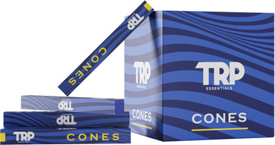 TRP UNBLEACHED KING SIZE 64 PIECES PRE ROLLED CONES Exclusive and Premium quality BROWN KING SIZE 109mm 13 gsm Drawing Paper(Set of 1, Brown)