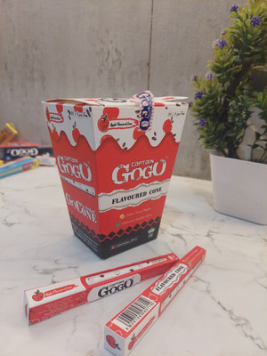 CAPTAIN GOGO Natural Gum Flavour slow burning 30 pieces Pre rolled King Size 13 gsm Paper Roll(Set of 1, Apple)