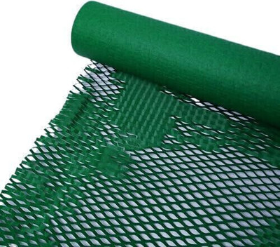 JPPL paper honeycomb roll | Expands hex to 16 meter | Plastic alternative | Packaging & shipping supplies bubble wrap roll (390mm / 16 inch x10 meter ) 80 gsm Paper Roll(Set of 1, Green)