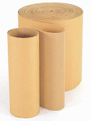 Eco Kraft Golden Shade N Flute 30 Inch 5 Mtr For E-Commerce, Shipping, Packaging & DIY Projects 140 gsm Paper Roll(Set of 1, Golden)