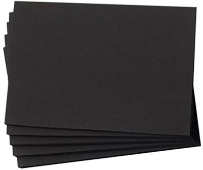 NOZOMI Black Colored Cardstock Thick paper A4 80 gsm A4 paper(Set of 100, Black)