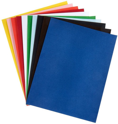 Eclet 90 gsm 100 sheet 10 sheet x 10 neon colour art and craft double side color sheet A4 90 gsm Coloured Paper(Set of 100, Multicolor)