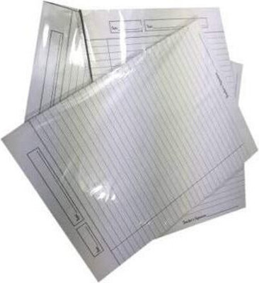 Eclet A4 Size One Side Ruled Sheets for Homework Project/Assignment/Practical (Pack OF 60 Sheets) A4 70 gsm A4 paper(Set of 1, White)