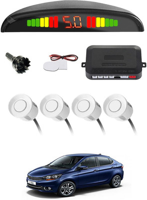 AYW Universal 4 White Reverse Parking Sensor With LED Display For Cars-270 4White Parking Sensor With LED Display Increased Safety For Car-270 Parking Sensor(Ultrasonic Systems)