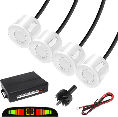 FABTEC High Selling Car Reverse Backup Radar with Parking Sensors Detection LED ALL CARS UNIVERSAL Reverse Backup Radar System Parking Sensors Parking Sensor(Ultrasonic Systems)