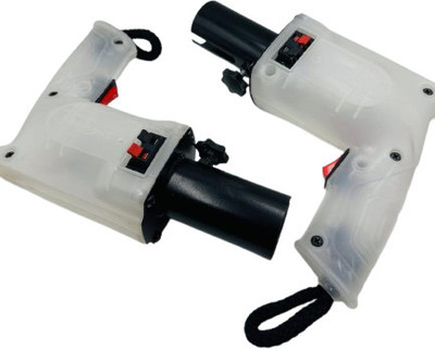 LIVING WELL Pyro Wedding Cold Pyro Gun Sparkular Gun For Private Parties Combo Of 2 Diwali Gun(White)