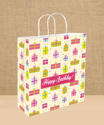 OmnipresentPack Printed Party Bag(Multicolor, Pack of 50)