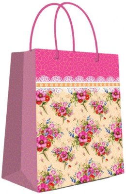 Gift N Greet Printed Party Bag(Multicolor, Pack of 10)