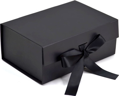 Aakriti Solid Party Box(Black, Pack of 1)