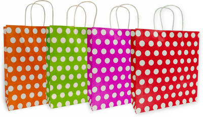 OmnipresentPack Printed Party Bag(Multicolor, Pack of 48)
