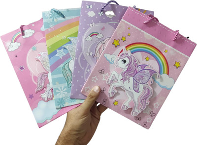 Ikko Printed Party Bag(Multicolor, Pack of 4)