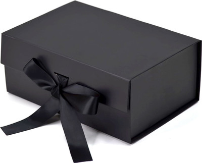 Aakriti Solid Party Box(Black, Pack of 1)
