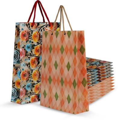 KOSY Printed Party Bag(Multicolor, Pack of 10)