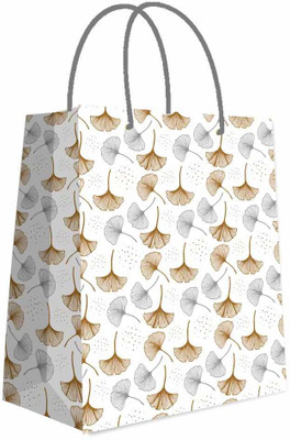 Gift N Greet Trendy Carry Size Small RecyclableEco Printed Party Bag(Multicolor, Pack of 10)