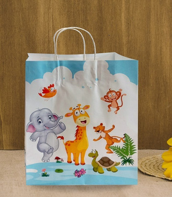 OmnipresentPack Printed Party Bag(Multicolor, Pack of 12)