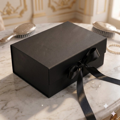 SHREEJEEGIFTS Solid Party Box(Black, Pack of 1)