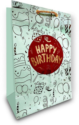 DI-KRAFT Printed Party Bag(Multicolor, Pack of 50)