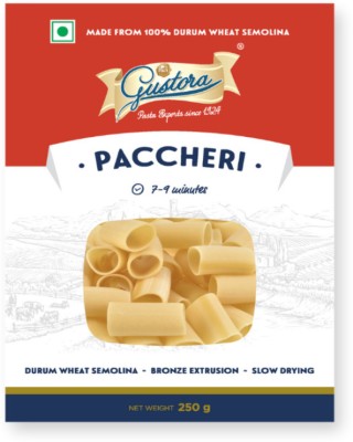 Gustora Durum Wheat Semolina Paccheri Penne Pasta(250 g)