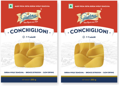 Gustora Durum Combo Wheat Semolina Conchiglioni - 500GM Shell Pasta(Pack of 2, 500 g)