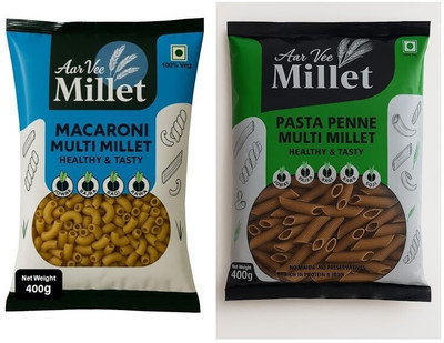 Aarvee foods Millet Macaroni, Penne Pasta(Pack of 2, 800 g)