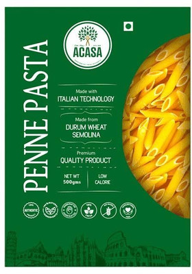 Little Italy Acasa Jain Penne Pasta No Onion No Garlic Perfect Requisite for Italian Dish Penne Pasta(500 g)