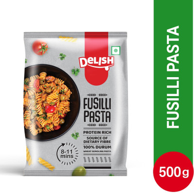 Delish by Flipkart Durum Wheat Semolina Fusilli Pasta(500 g)