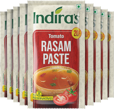 Indira Tomato Rasam Paste 50g Pack of 9(9 x 50 g)