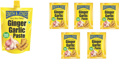 smith and jones GINGER GARLIC PASTE PACK OF 6 (200G, 25G X 5)(6 x 54.17 g)
