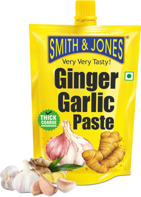 SMITH & JONES Ginger Garlic Paste, Thick & Coarse Paste for Cooking(200 g)