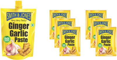smith and jones GINGER GARLIC PASTE PACK OF 7 (200G, 25G X 6)(7 x 50 g)