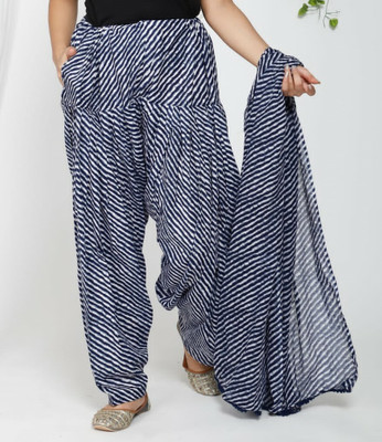 HANVIK TRADERS Cotton Floral Print Patiala