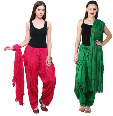 Vasu Fashion Women Patiala Dupatta Set