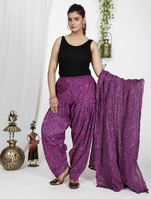 HANVIK TRADERS Women Patiala Dupatta Set