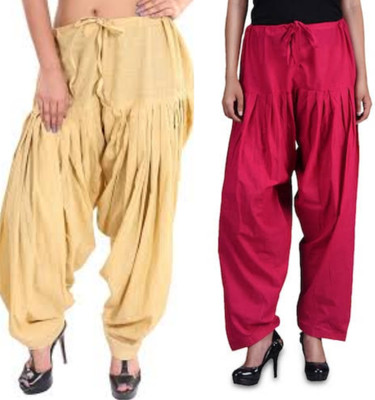 shyam bastralaya Indi Cotton Solid Patiala