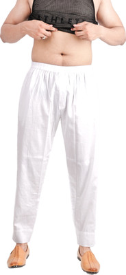 DRESSED UP DIVAS Regular Fit Men White Trousers