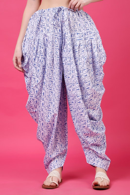 MJ LIFE STYLE Indi Cotton Printed Patiala