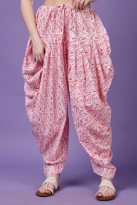 MJ LIFE STYLE Indi Cotton Printed Patiala