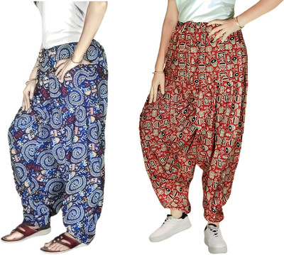 KRISHIV HANDICRAFT Cotton Printed Patiala