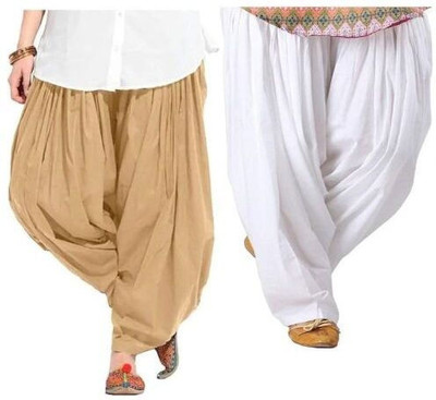 PK Fashion Indi Cotton Solid Patiala